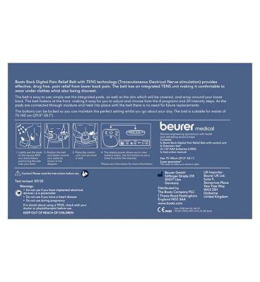 Boots TENS Back Pain Belt
