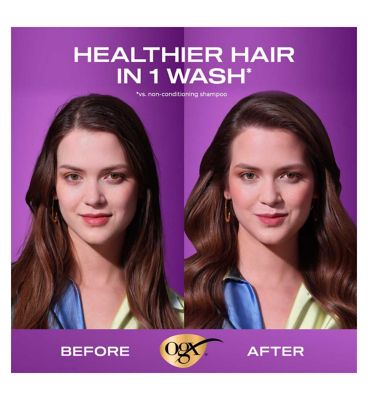 OGX Thick & Full+ Biotin & Collagen pH Balanced Shampoo 385ml
