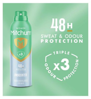 Mitchum Women Triple Odor Defense Unscented 200ml
