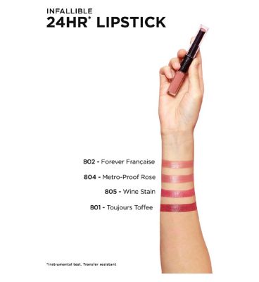 L'Oreal Paris Infallible Longwear 2 Step Lipstick