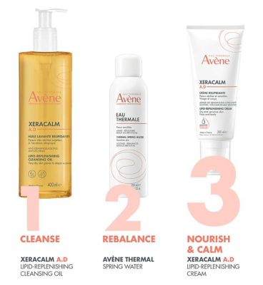 Avène XeraCalm A.D. Lipid-Replenishing Cream Moisturiser for Dry, Itchy Skin 200ml