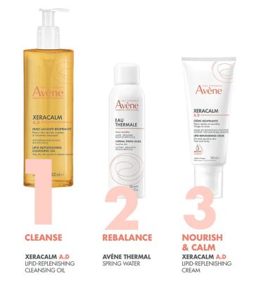 Avène XeraCalm A.D. Lipid-Replenishing Cleansing Oil for Dry, Itchy Skin 400ml