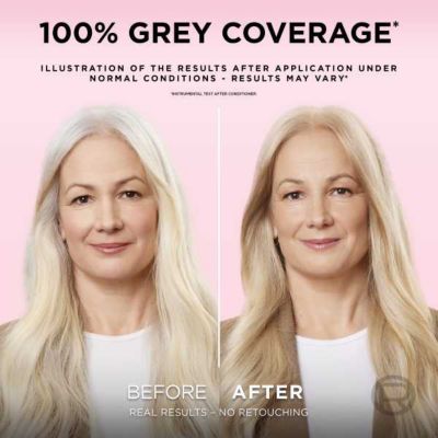 L’Oréal Paris Excellence Crème Permanent Hair Dye, Up to 100% Grey Hair Coverage, 9 Natural Light Blonde