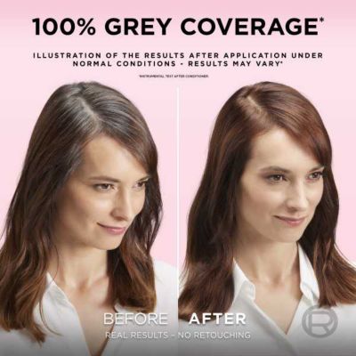 L’Oréal Paris Excellence Crème Permanent Hair Dye, Up to 100% Grey Hair Coverage, 5.3 Natural Golden Brown