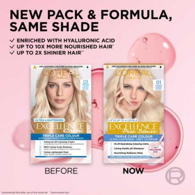L'Oreal Paris Excellence Crème Permanent Hair Dye 01 Lightest Natural Blonde