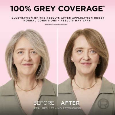 L’Oréal Paris Excellence Crème Permanent Hair Dye, Up to 100% Grey Hair Coverage, 6.3 Natural Light Golden Brown