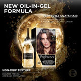 L’Oréal Paris Preference Permanent Hair Dye, Luminous Colour, Intense Deep Brown 4.15