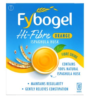 Fybogel Hi-Fibre Orange Constipation Relief 10 Sachets