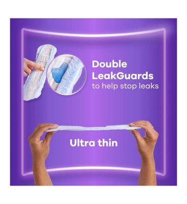 Always Discreet Incontinence Pads Plus Women Long x20