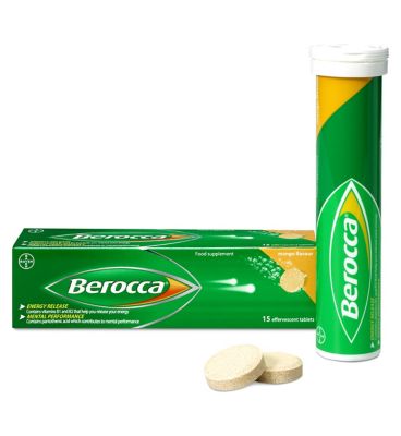 Berocca Mango Energy Vitamin 15 Tablets
