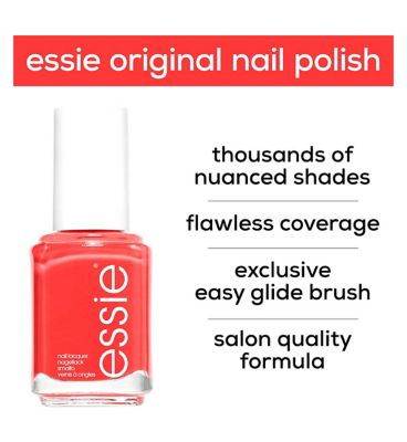 essie 268 Sunday Funday Pink Coral Shimmer Nail Polish