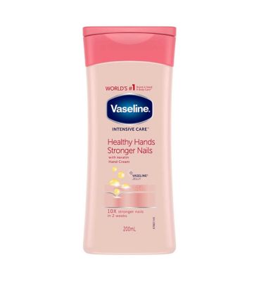 Vaseline Intensive Care Hand Cream Healthy Hands Stronger Nails 200ml