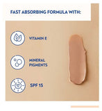 NIVEA 24H Moisture Tinted Day Cream with Vitamin E Light Skin Tone SPF15 50ml
