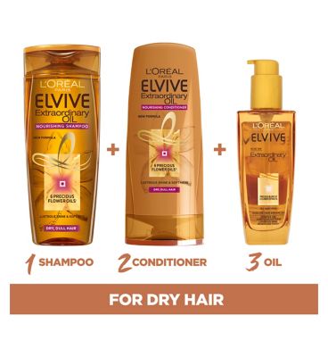 L'Oreal Paris Elvive Extraordinary Oil Hair Mask for Nourishing Dry Hair 300ml