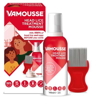 Vamousse Head Lice Treatment Mousse 160ml