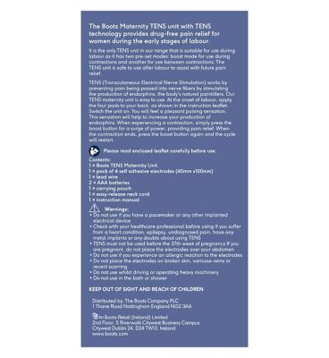 Boots TENS Maternity Unit