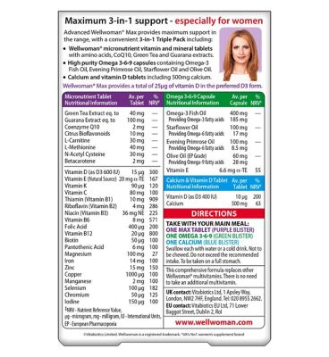 Vitabiotics Wellwoman Max - 84 Tablets