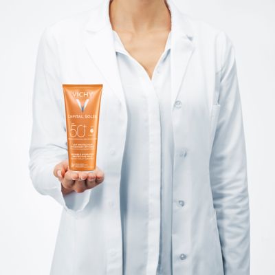 Vichy Capital Soleil Hydrating Fresh Sun Protection Milk SPF50+ for Face & Body 300ml