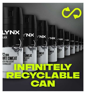 Lynx Black Antiperspirant 150ml