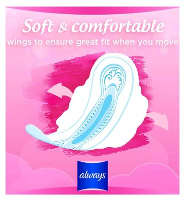 Always Sensitive Long Ultra (Size 2) Sanitary Towels Wings 12 Pads