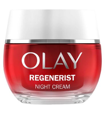 Olay Regenerist Night Face Cream Moisturiser with Anti-ageing Niacinamide and Peptides 50ml