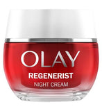 Olay Regenerist Night Face Cream Moisturiser with Anti-ageing Niacinamide and Peptides 50ml
