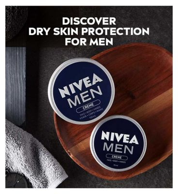 NIVEA MEN Crème, All Purpose Moisturiser for Face, Body & Hands, 75ml