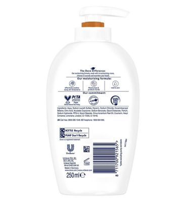 Dove Purely Pampering Liquid Hand Wash Shea Butter with Warm Vanilla 250ml