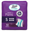 Boots Staydry Night Pants Small - 80 Pants (8 Pack Bundle)