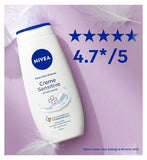 NIVEA Shower Cream Gel, Rich Moisture Sensitive, 250ml