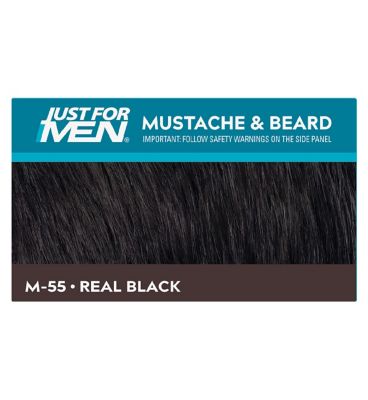Just For Men Moustache & Beard Brush-In Colour Gel, Black