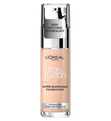 L'Oréal Paris True Match Liquid Foundation with Hyaluronic Acid 30ml and SPF
