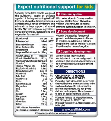 Wellkid Immune Chewable - 30 Tablets