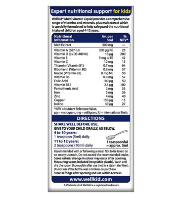 Vitabiotics Wellkid Multi-Vitamin Liquid 150ml