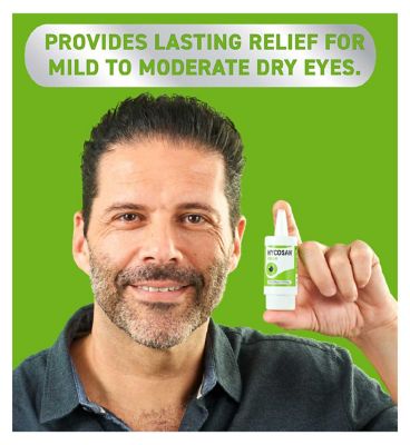 Hycosan Fresh - Eye Drops with Hyaluronic Acid for Soothing Relief of Mild Dry Eyes and Irritated or Red Eyes from Screen Use
