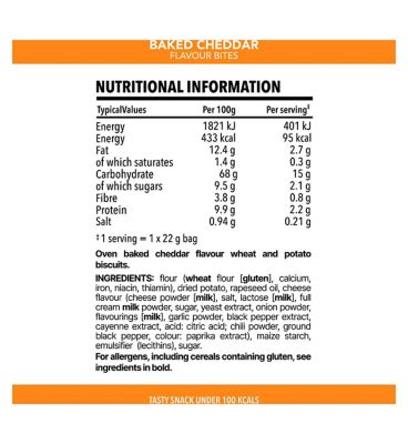 SlimFast Cheddar Flavour Bites 22g