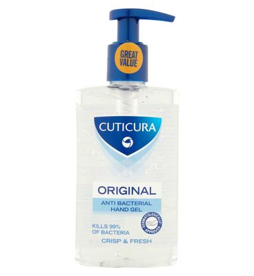 Cuticura Original Anti Bacterial Hand Gel 250ml - Crisp & Fresh
