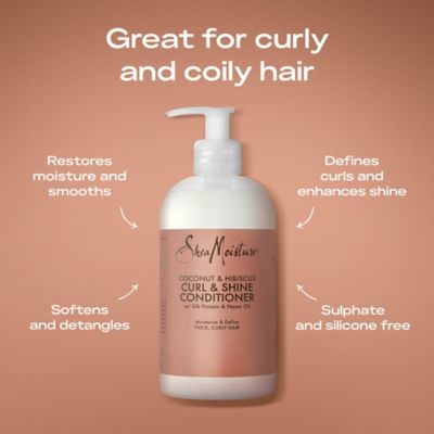 Sheamoisture  Coconut & Hibiscus Curl & Shine Conditioner 384 ML