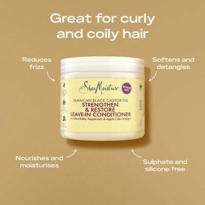 SheaMoisture Jamaican Black Castor Oil Strengthen & Restore Leave-In Conditioner 431ml