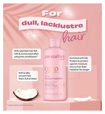 Lee Stafford Coco Loco Shine Conditioner 250ml