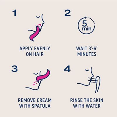 Veet Pure Hair Removal Kit Face Sensitive Skin - 2 x 50ml