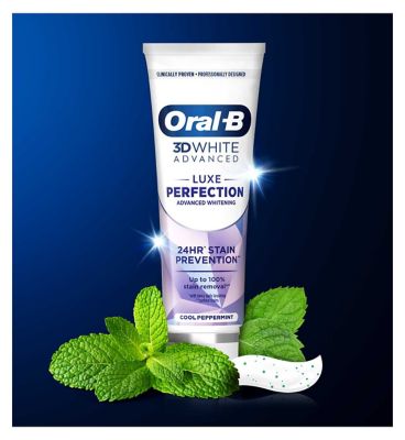 Oral-B 3D White Luxe Perfection Toothpaste 75ml<br/>