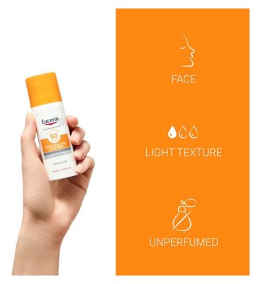 Eucerin Sun Anti-Ageing Sun Cream for Face with Hyaluronic Acid SPF 50+, 50ml