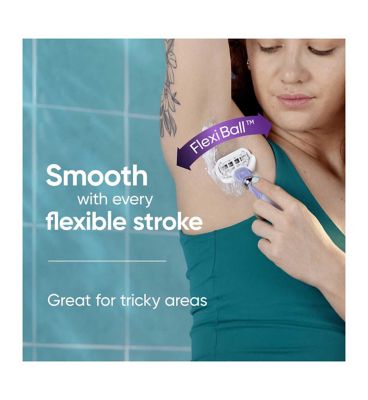 Gillette Venus Razor Blades, Extra Smooth Swirl 5 Blade Women’s Razor Blades X3