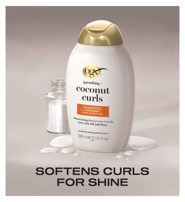 OGX Quenching+ Coconut Curls pH Balanced Shampoo 385ml