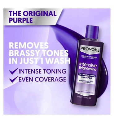 Provoke Touch of Silver Intensive Brightening The Original Purple Shampoo 200ml
