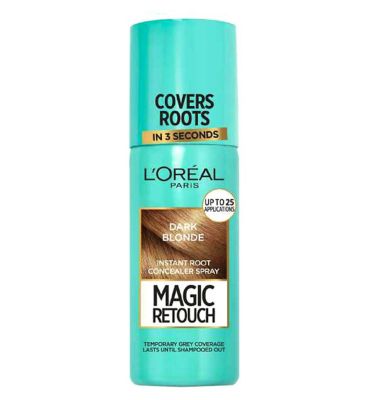 L’Oreal Paris Magic Retouch Dark Blonde Root Touch Up, Temporary Instant Root Concealer Spray With Easy Application, 75ml