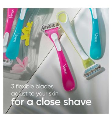 Gillette Venus Tropical Disposable Razors, Pack Of 3