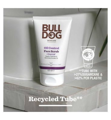 Bulldog Skincare for Men Oil Control Face Scrub 125ml
