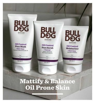 Bulldog Skincare Oil Control Face Wash for Men 150ml
